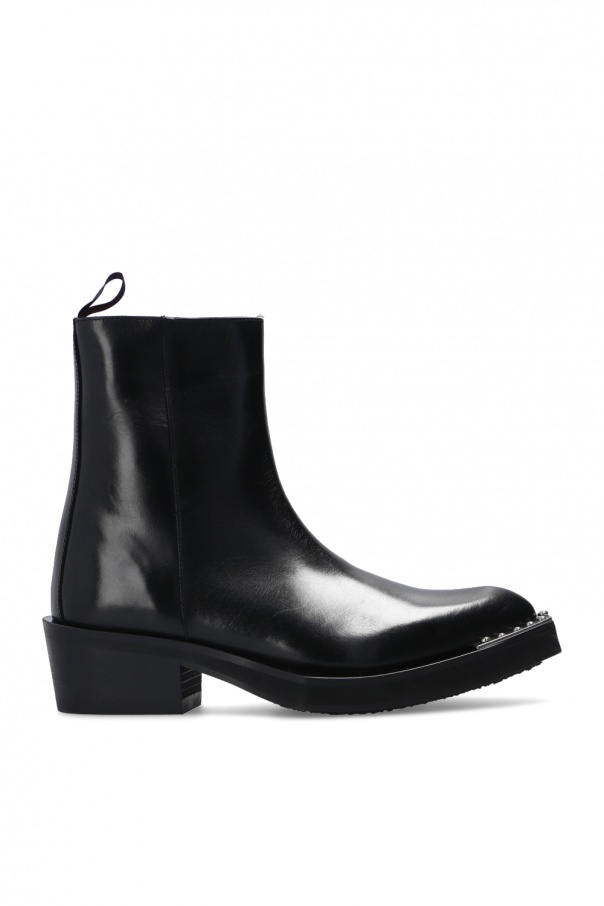 Black 'Romeo Hi' leather ankle boots Eytys - Vitkac Sweden